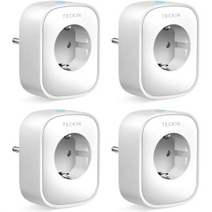 Ổ cắm điện thông minh Teckin bản Châu Âu – 16A – Theo dõi mức năng lượng sử dụng