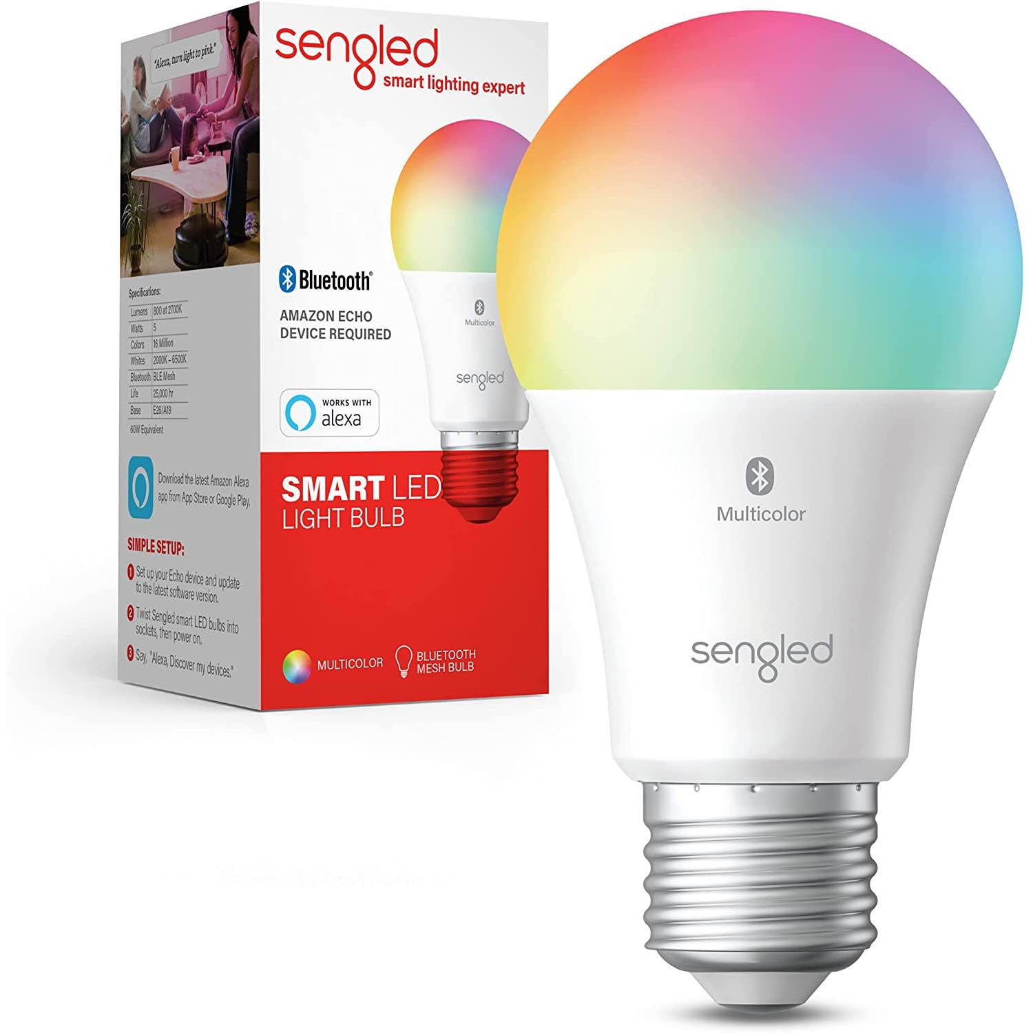 Bóng đèn led đổi màu thông minh Sengled Smart Light Bulbs