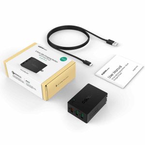 Sạc nhanh 3 cổng Aukey pa-t2