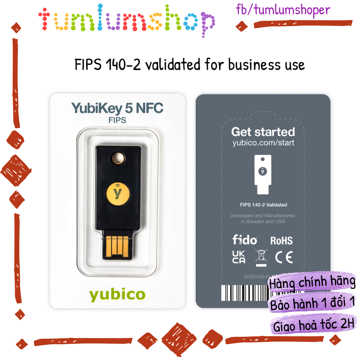Yubikey 5 NFC FIPS 140-2 Series