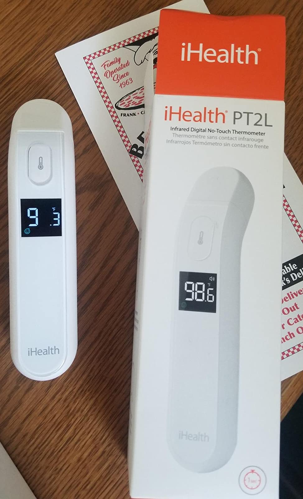 Nhiệt kế điện tử Máy đo thân nhiệt hồng ngoại iHealth Thermometer