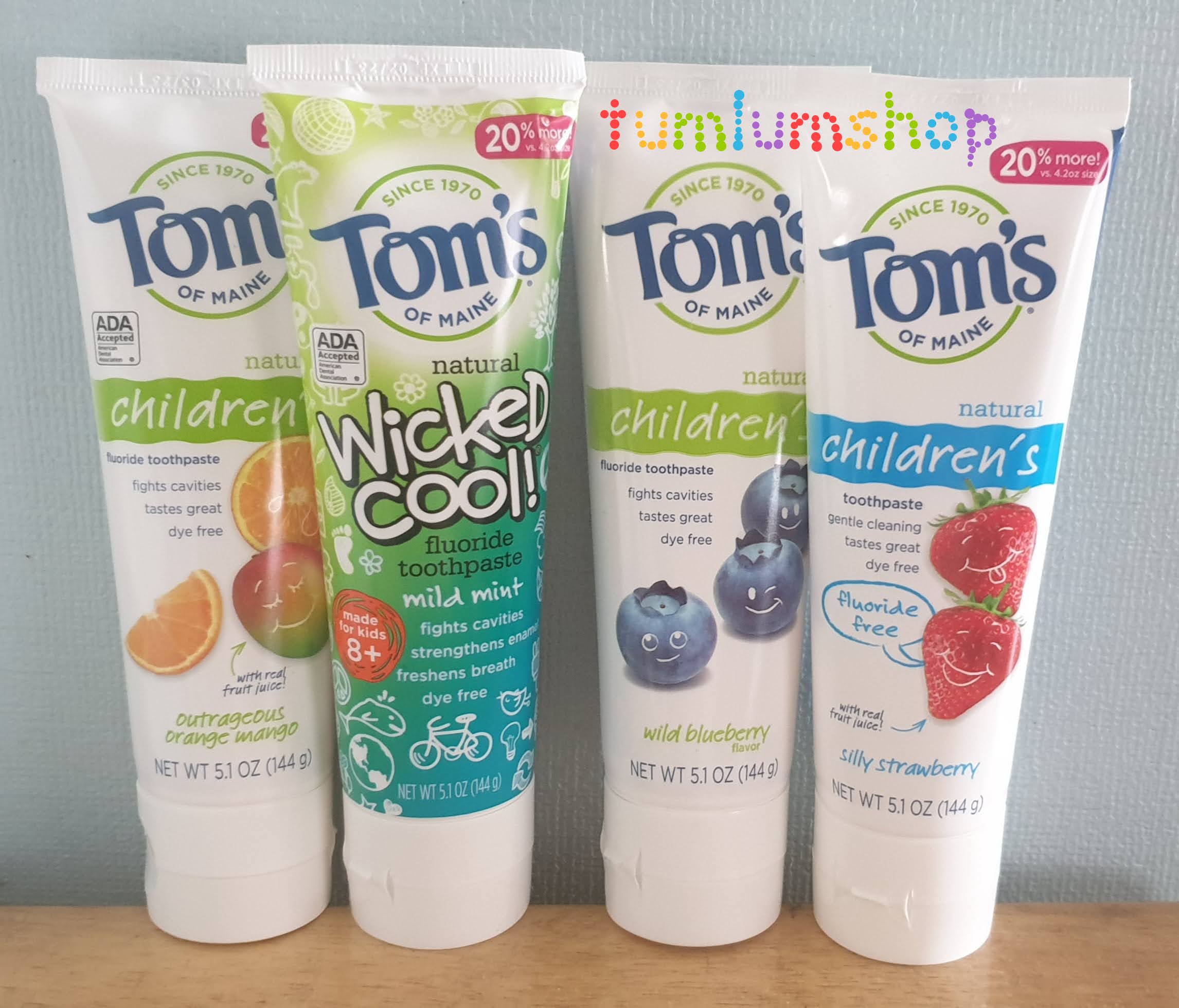 Kem đánh răng trẻ em Tom's Of Maineb Wicked Cool - ADA chứng nhận