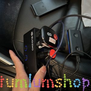 Bộ chia tẩu sạc ô tô cao cấp hỗ trợ QC 3.0, 20W PD USB-C với led hiển thị điện bình